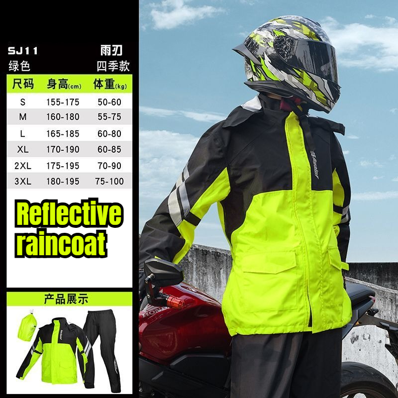 Motorcycle Rain Suit - Traje de lluvia para motocicleta tipo