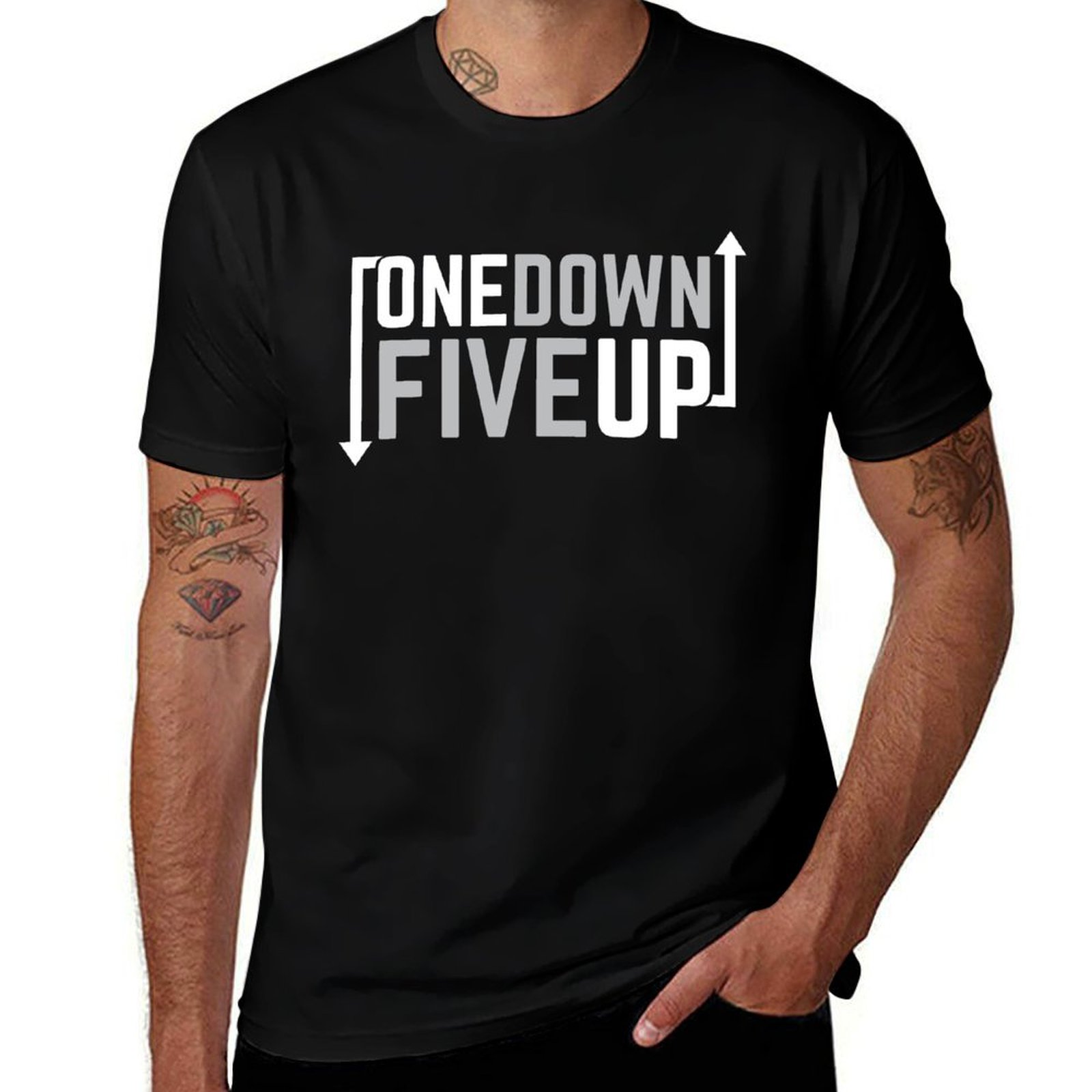 Motorcycle Gear Up Down - Camiseta de manga corta con estampado