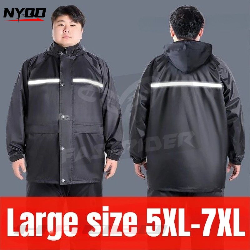 Motorcycle Rain Suit - Impermeable para Motocicleta Talla Grande 6XL