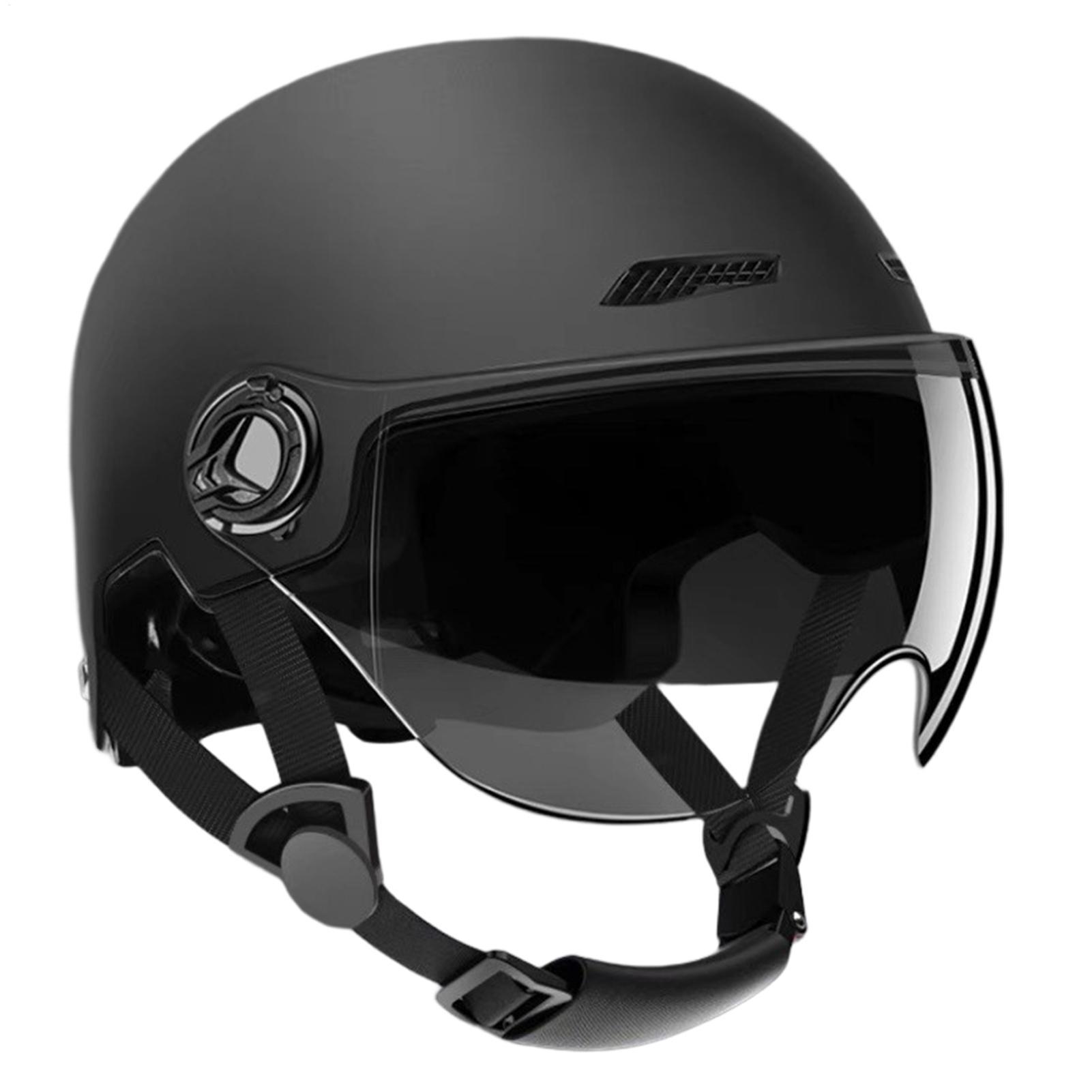 Motorcycle Gear White - Casco de Motocicleta Abierto con Visera