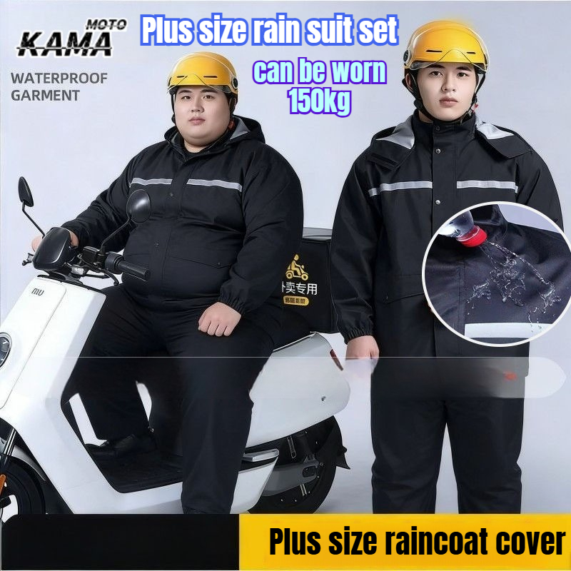 Motorcycle Rain Suit - Conjunto de Pantalones y Chaqueta Impermeables