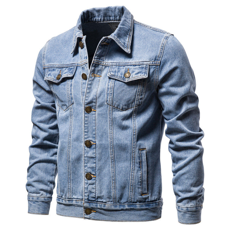 Motorcycle Gear Jeans - 2025 otoño hombres chaquetas de mezclilla