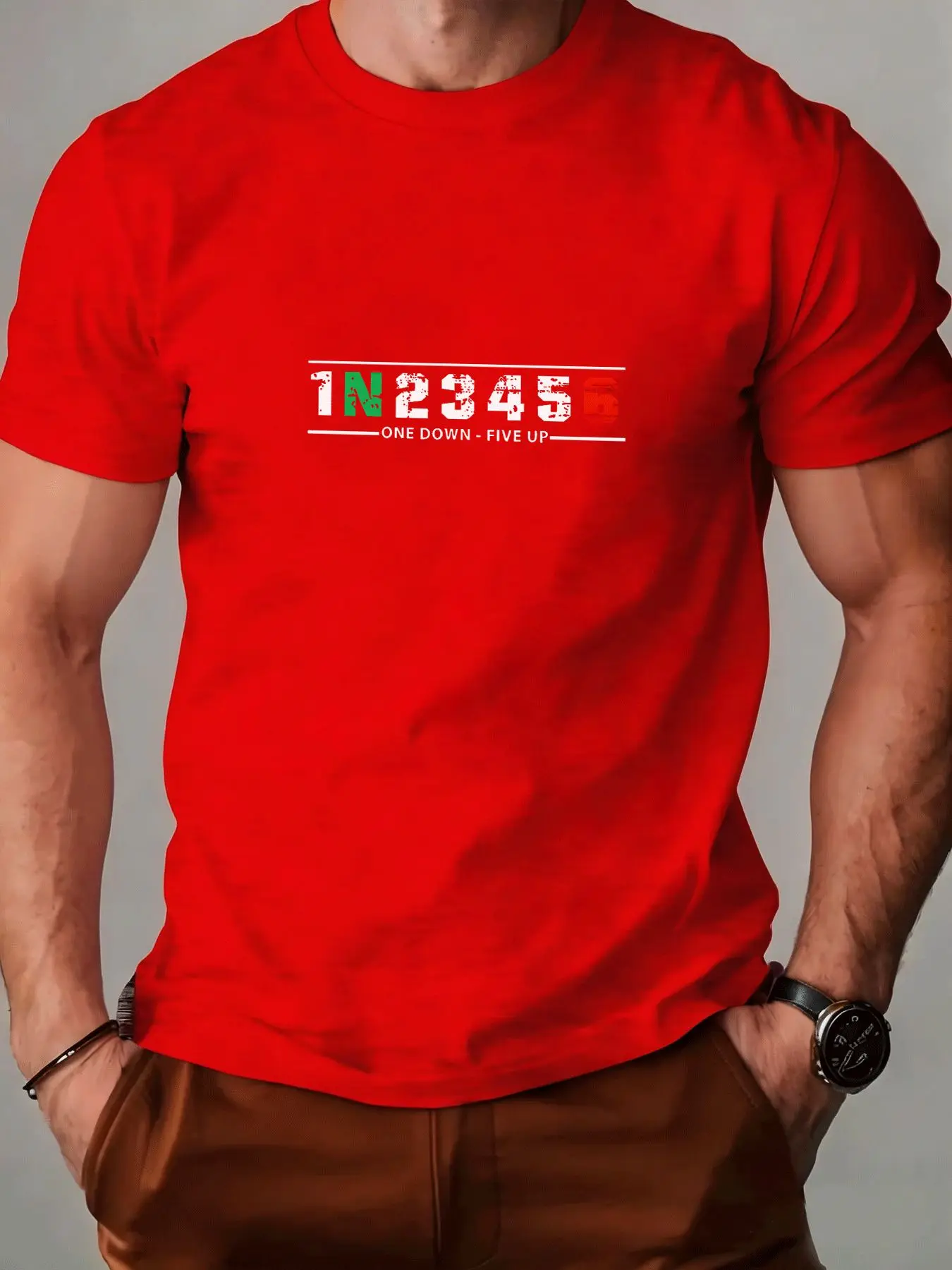 Camiseta Gráfica para Hombre 1 - Motorcycle Gear Up Down reseña y precio
