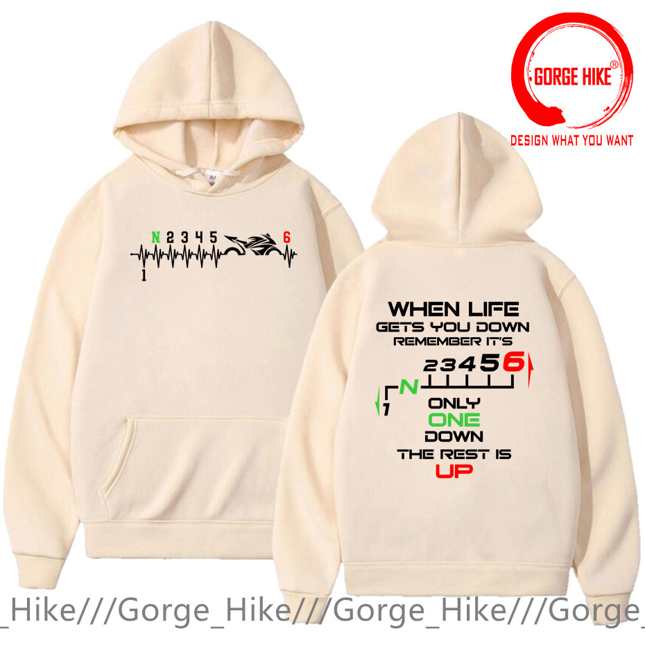 1N23456 Sudadera con capucha d - Motorcycle Gear Up Down reseña y precio
