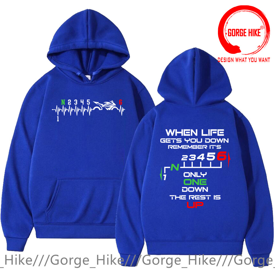 1N23456 Sudadera con capucha d - Motorcycle Gear Up Down reseña y precio