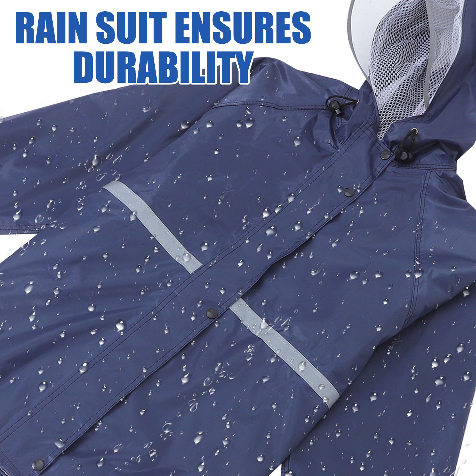 Traje Impermeable Reflectante  - Motorcycle Rain Suit reseña y precio