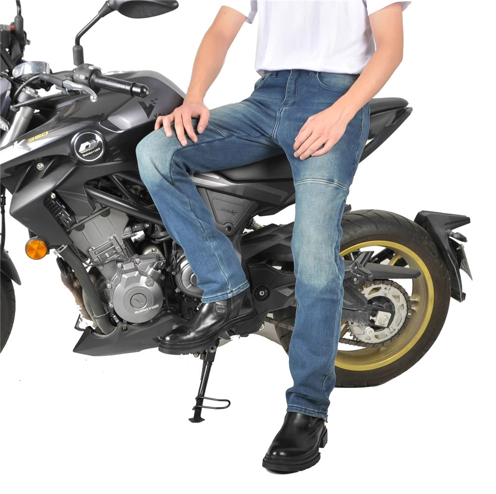 Pantalones de mezclilla para m - Motorcycle Gear Jeans reseña y precio