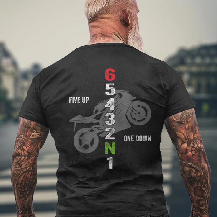 Camiseta de manga corta con es - Motorcycle Gear Up Down reseña y precio