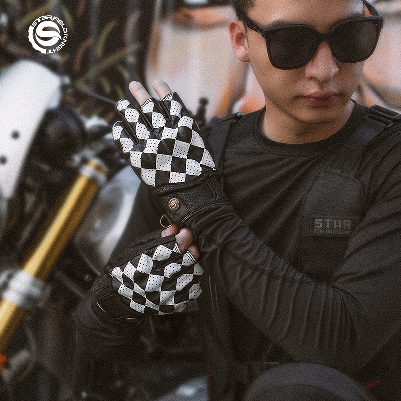 Guantes de Motocicleta de Medi - Motorcycle Gear White reseña y precio