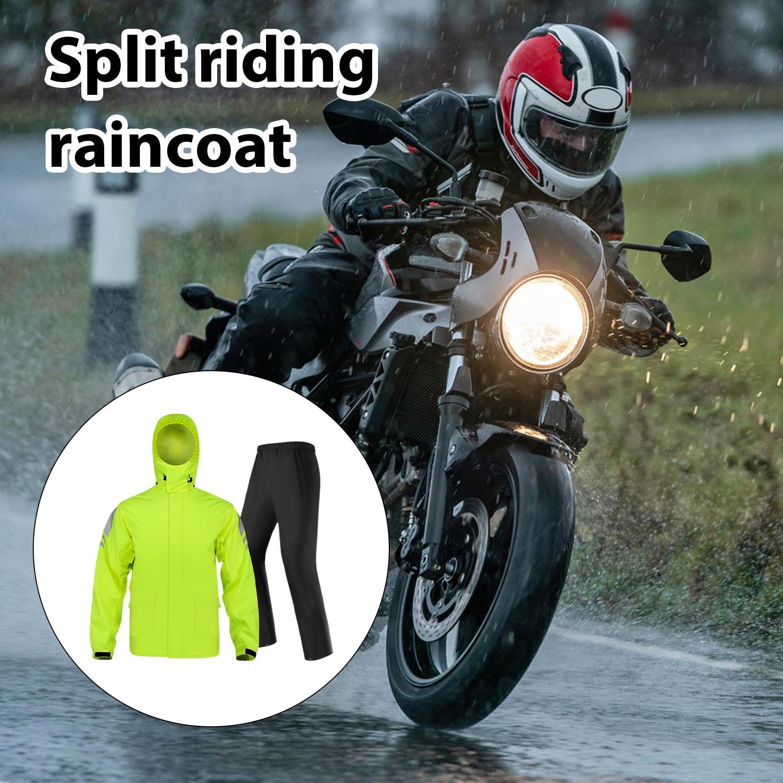 Trajes Impermeables para Hombr - Motorcycle Rain Suit reseña y precio