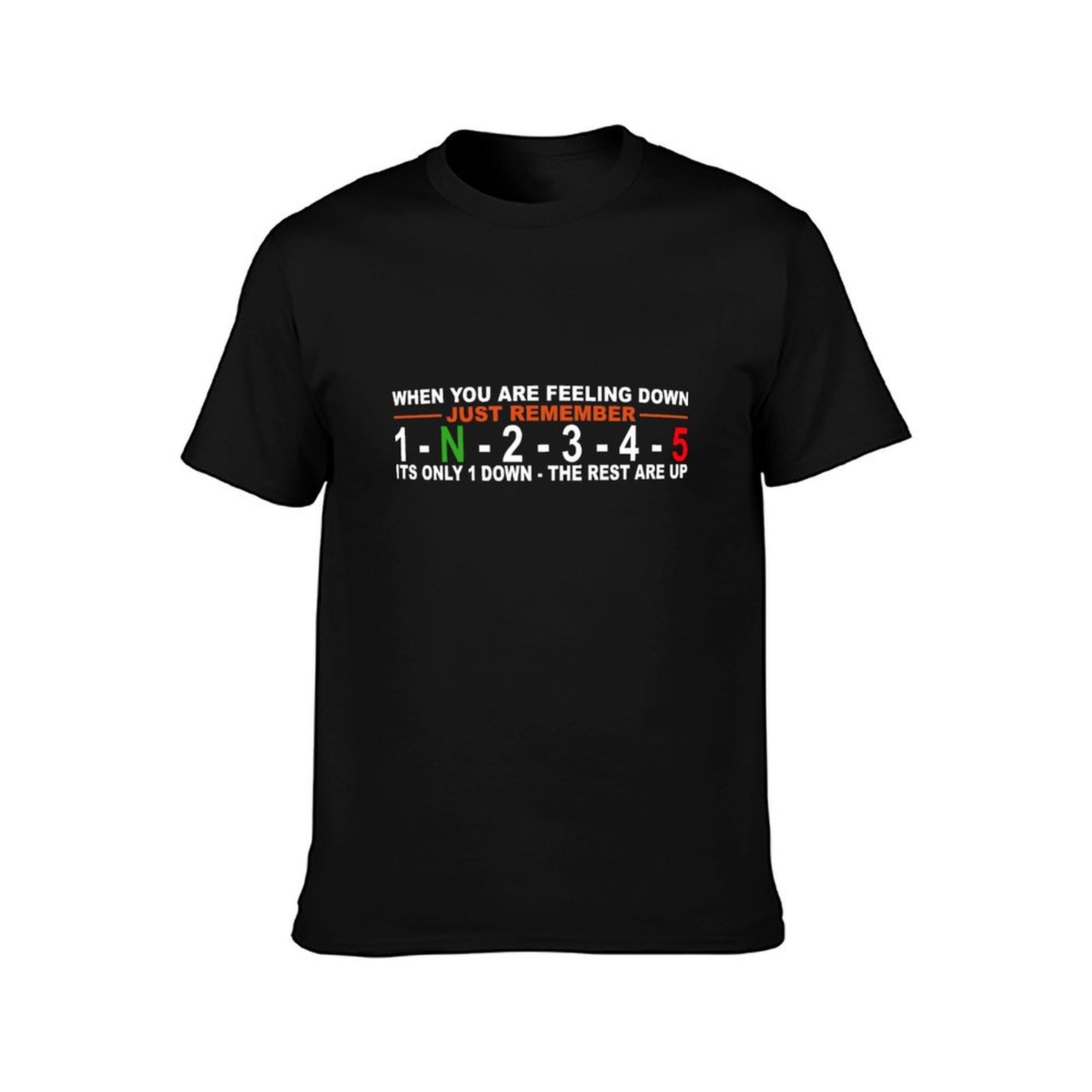 Camiseta con estampado de camb - Motorcycle Gear Up Down reseña y precio