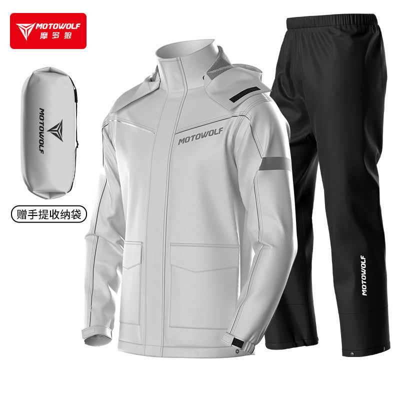 MOTOWOLF Traje Impermeable de  - Motorcycle Rain Suit reseña y precio