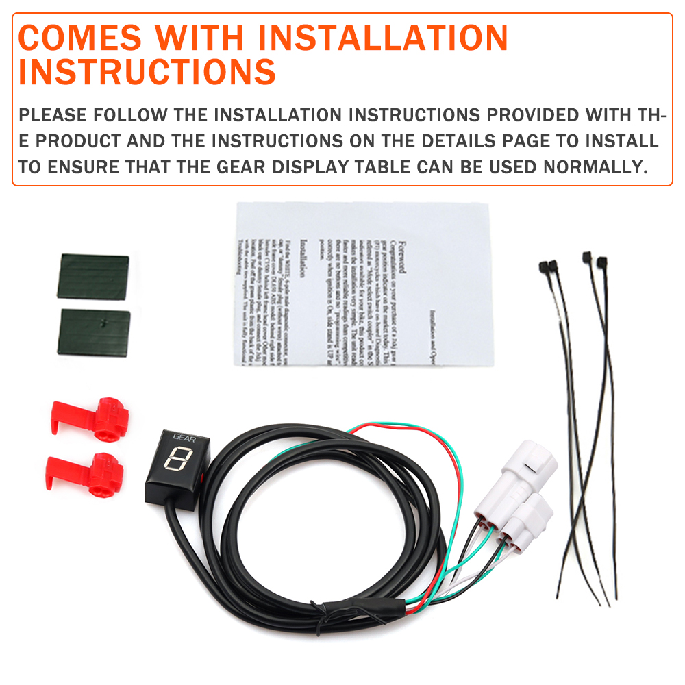 Accesorios de motocicleta indi - Gear Indicator Display reseña y precio