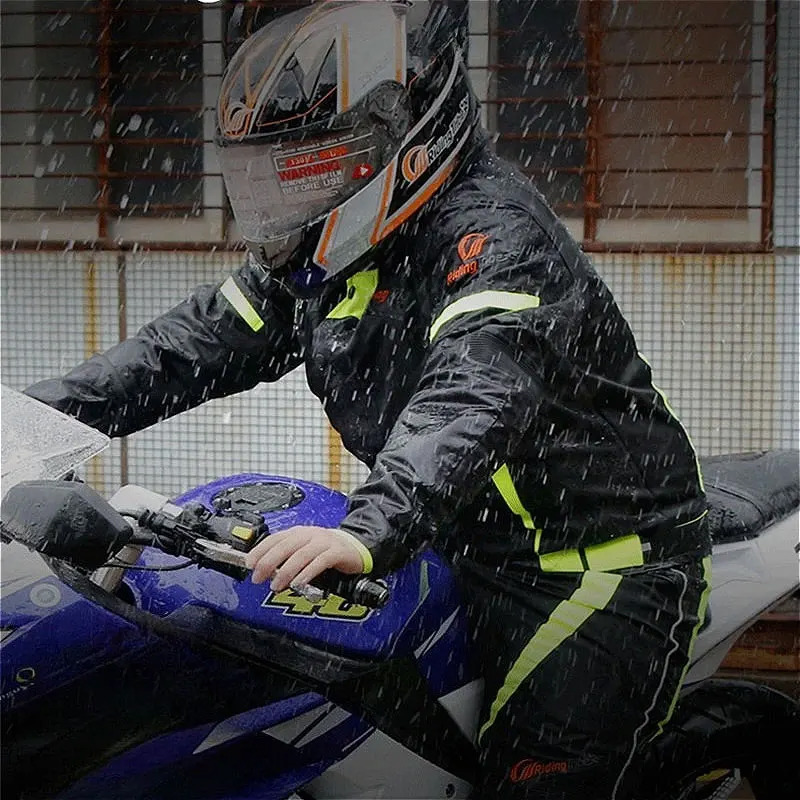 Conjunto de Jersey de Ciclismo - Motorcycle Rain Suit reseña y precio
