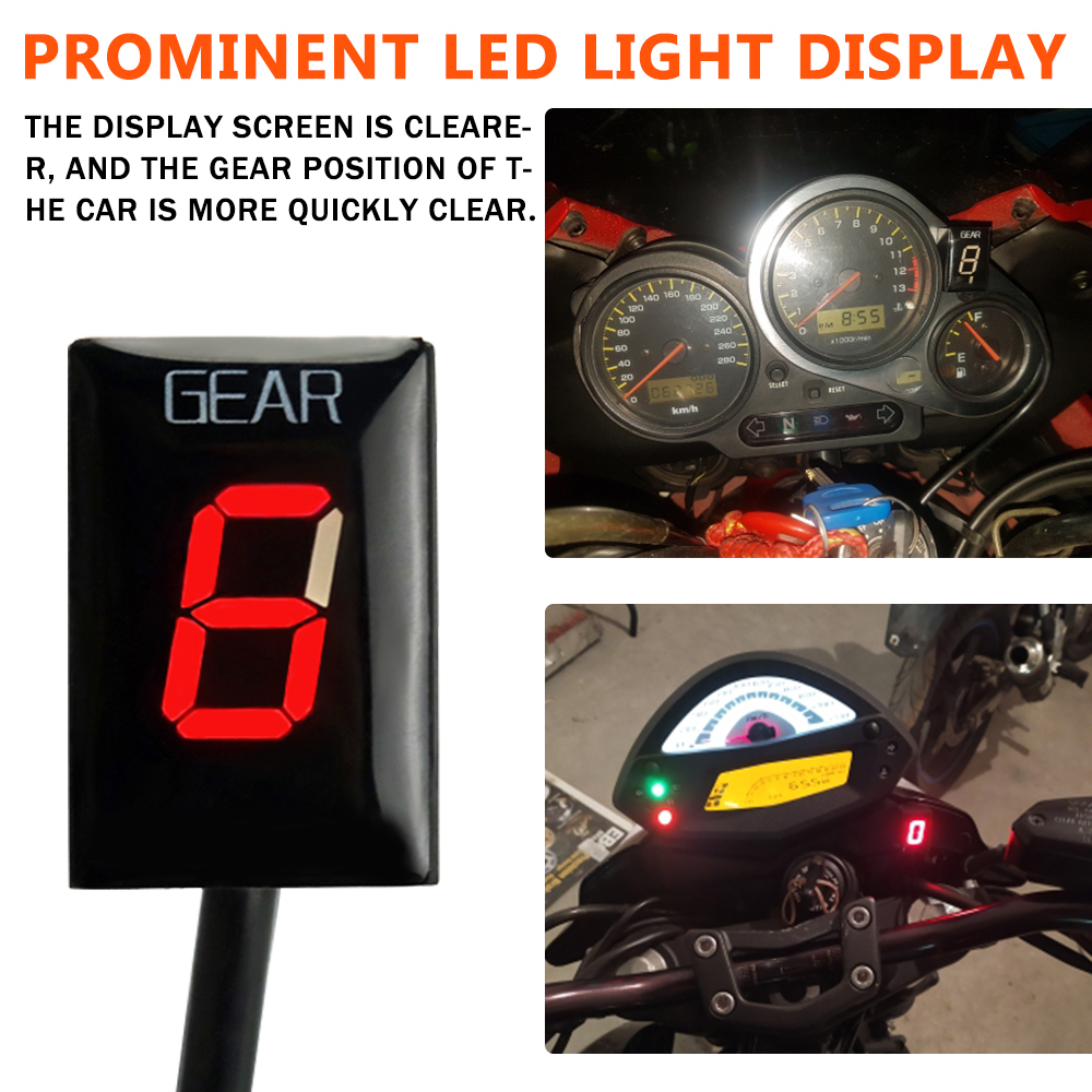 Indicador de marchas para moto - Gear Indicator Display reseña y precio