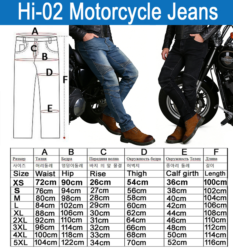 Pantalones de Motocicleta Negr - Motorcycle Gear Jeans reseña y precio