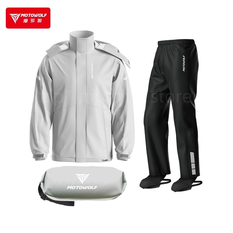 Chubasquero reflectante para m - Motorcycle Rain Suit reseña y precio
