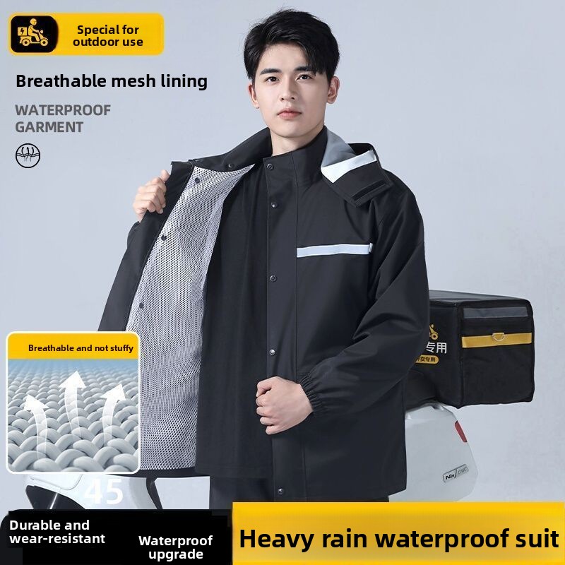Conjunto de Pantalones y Chaqu - Motorcycle Rain Suit reseña y precio