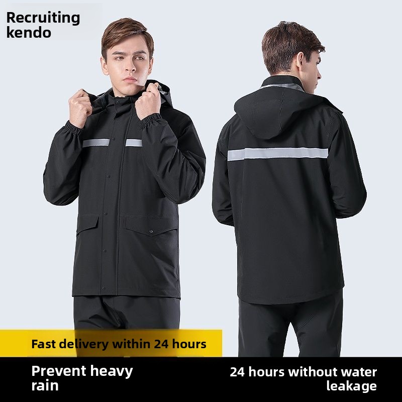 Conjunto de Pantalones y Chaqu - Motorcycle Rain Suit reseña y precio