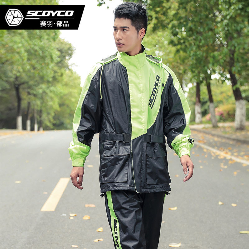 SCOYCO motociclismo impermeabl - Motorcycle Rain Suit reseña y precio