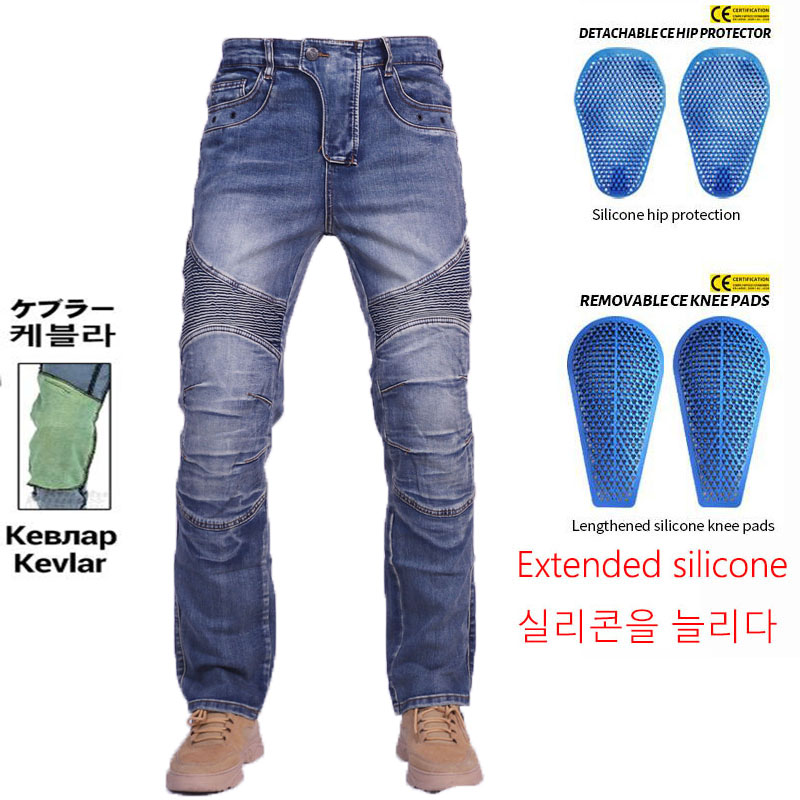 Amekaji Kevlar en rodilla pant - Motorcycle Gear Jeans reseña y precio