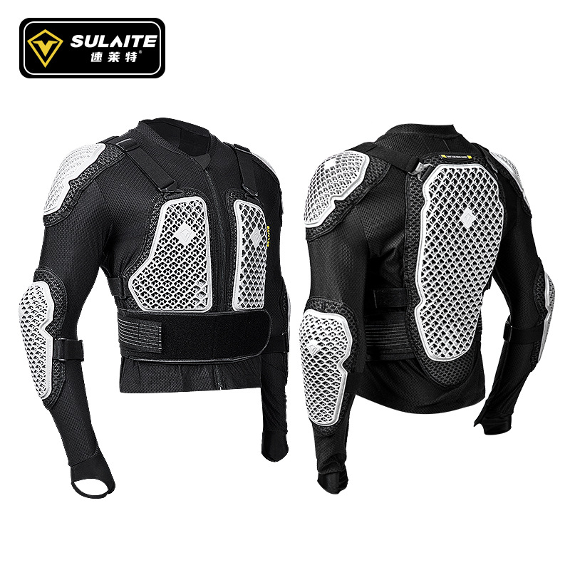 SULAITE-Conjunto de chaqueta y - Motorcycle Gear White reseña y precio
