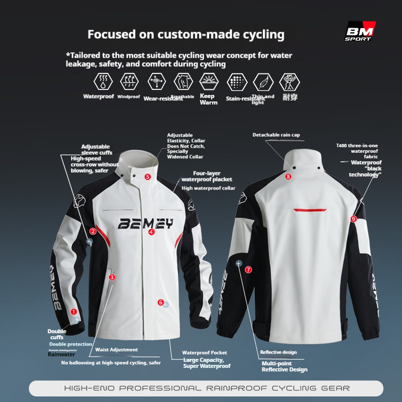 Impermeable para Motocicleta p - Motorcycle Rain Suit reseña y precio