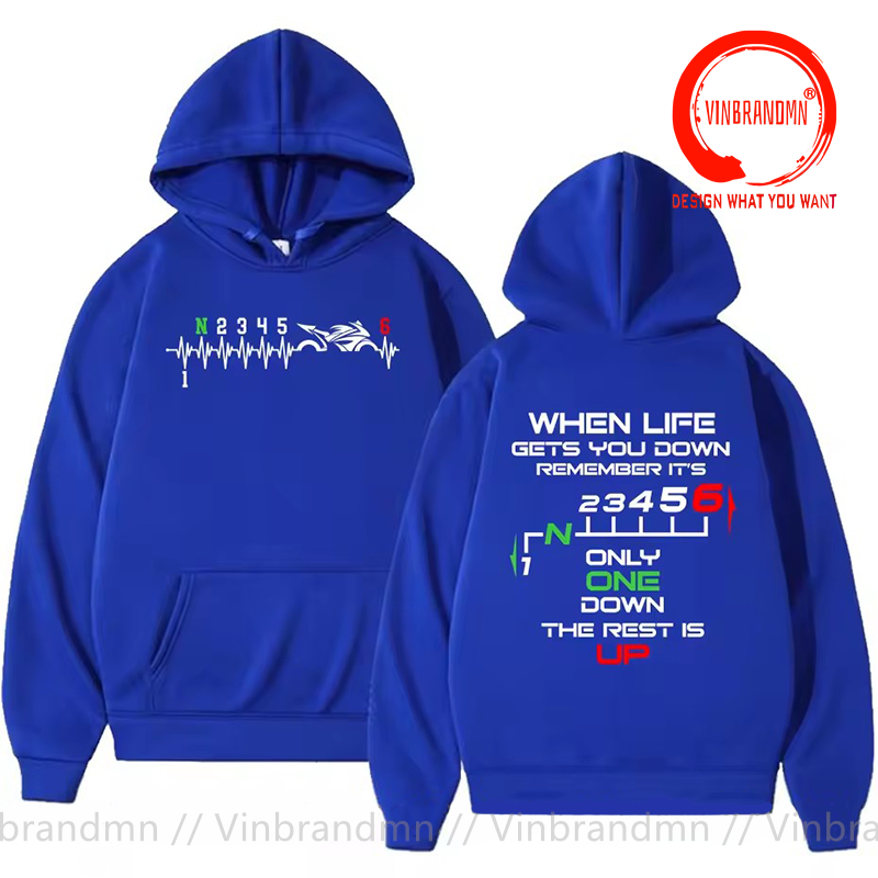 1N23456 Sudadera con capucha d - Motorcycle Gear Up Down reseña y precio