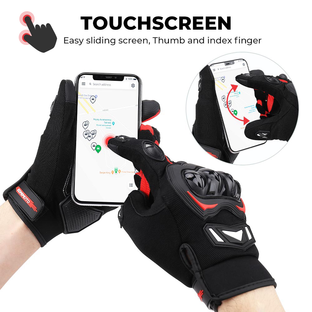 KEMITOUR Guantes de Moto de ve - Motorcycle Gear Clearance reseña y precio